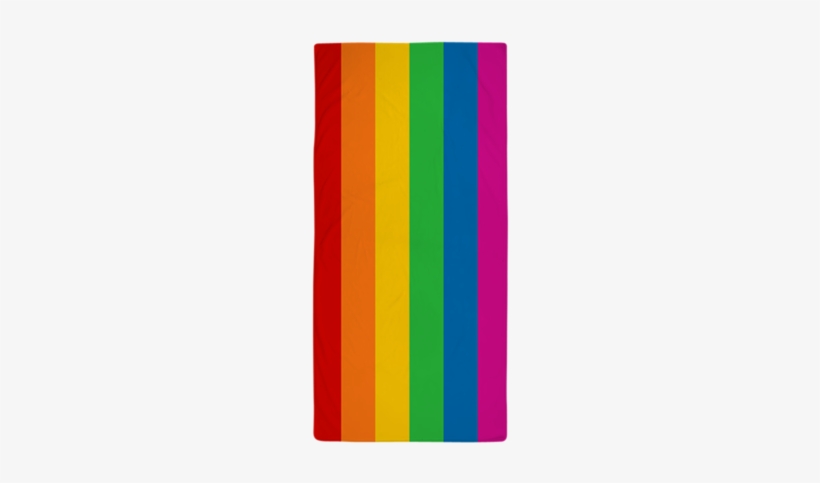 Rainbow Stripe Beach Towel - Rainbow Stripe Png, transparent png #1247579