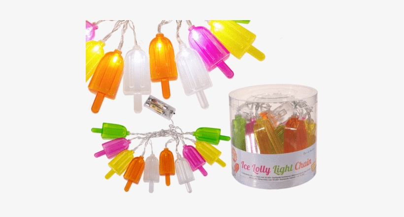 String Of Ice Lolly Lights - Guirnaldas Luces De Helados, transparent png #1247642