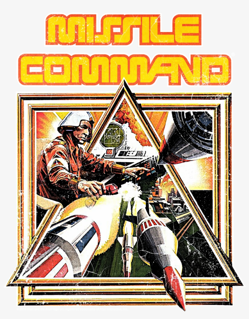 Atari Missle Commander Kid's T-shirt - Missile Command, transparent png #1247717