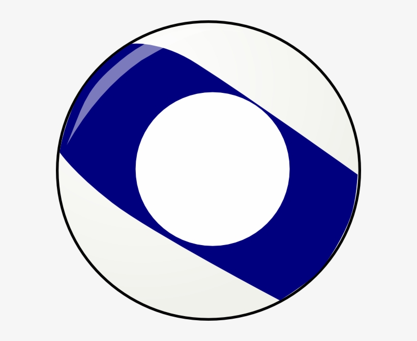 Blue Stripe Billiard Ball Svg Clip Arts 600 X 592 Px, transparent png #1247745
