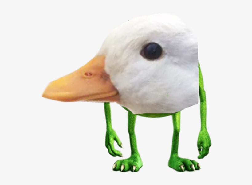 Here Is The Duck As Mike Wazowski - Monsters Inc 3d Re-release Poster Double Sided Advance, transparent png #1247860