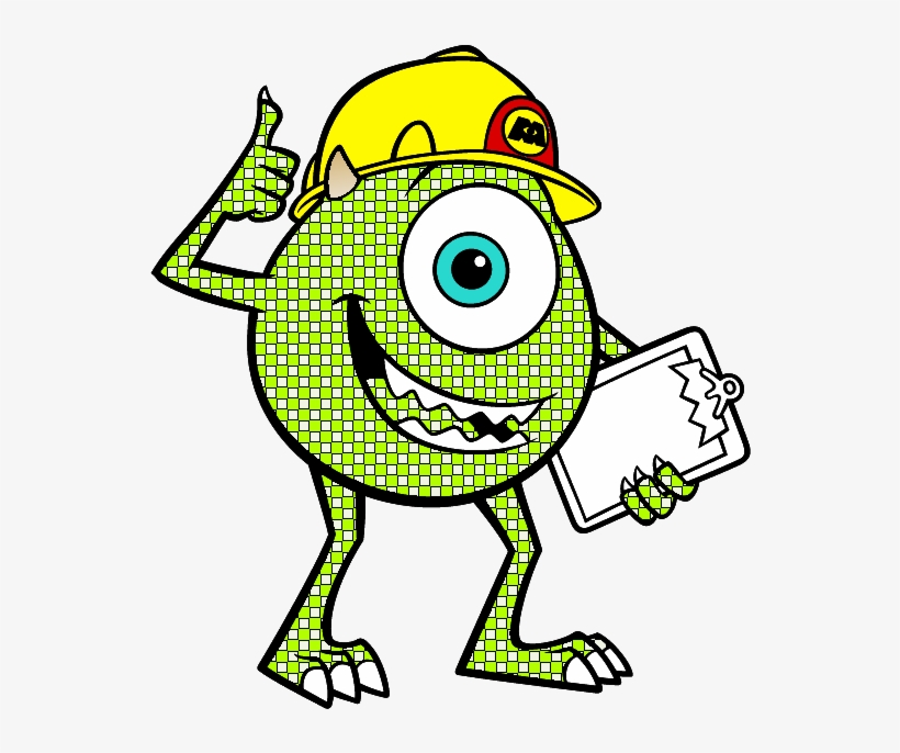 I've Attached An Xcf File Of Mike I Just Did And You - Monsters Inc Colouring Pages, transparent png #1248120