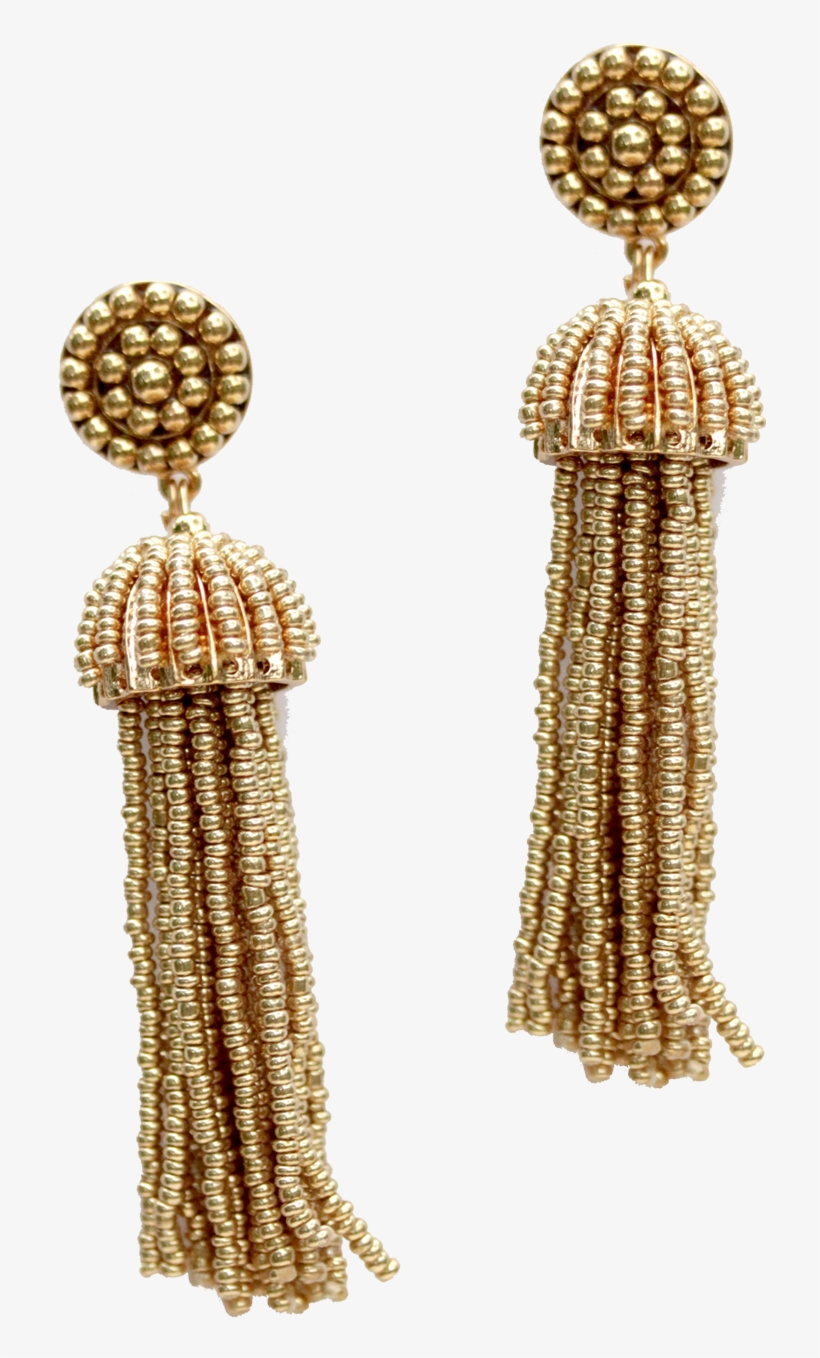Gold Tassel Drops - Gold, transparent png #1248263