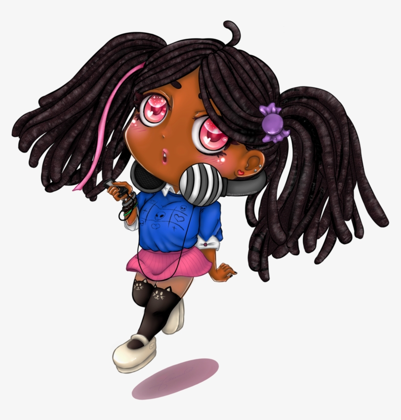 Drawing Dreads Anime - Animated Dreadlocks - Free Transparent PNG Download  - PNGkey