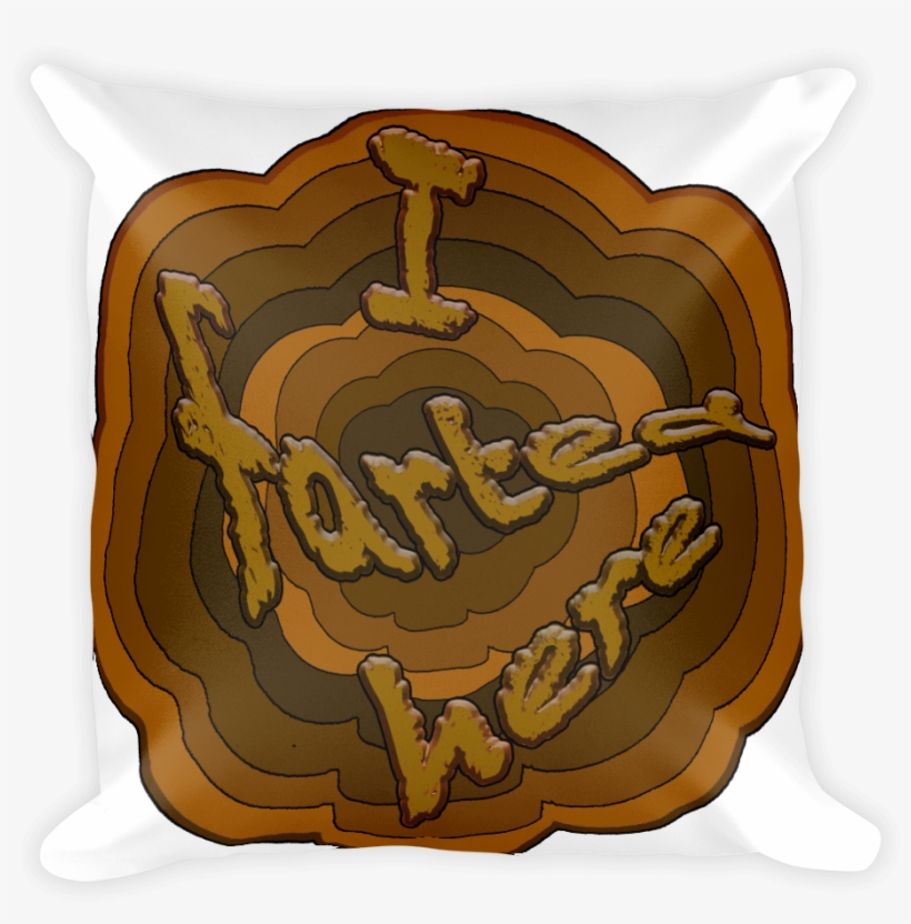Fart Clipart Brown - Pillow, transparent png #1248634
