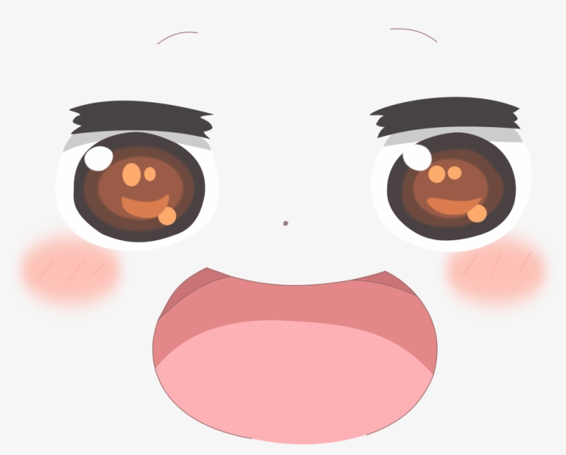 Anime Face Png Umaru Face Transparent Free Transparent Png Download Pngkey - smug face roblox