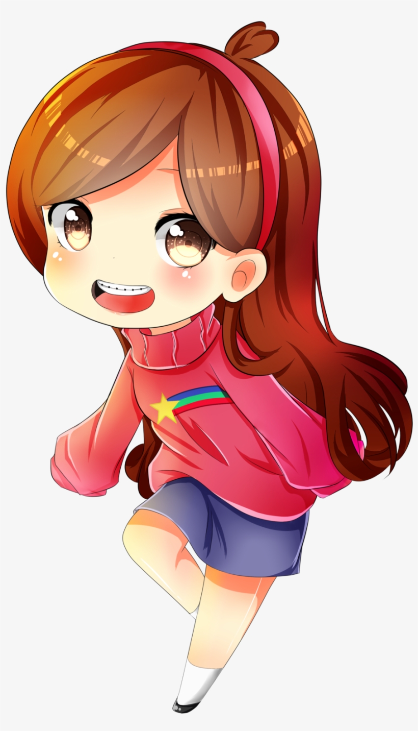 Bill Dipper Anime Chibi - Mabel Gravity Falls Chibi, transparent png #1249100