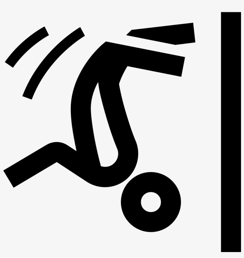 It's A Logo Of Parkour Reduced To A Man Doing A Back - Icon, transparent png #1249603