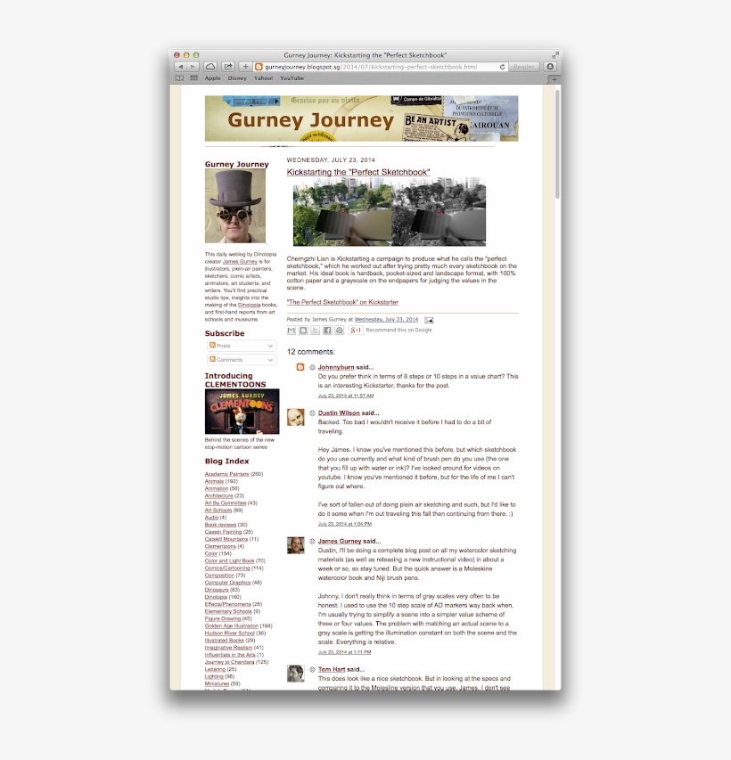 Perfect Sketchbook On Gurney Journey - Web Page, transparent png #1249794