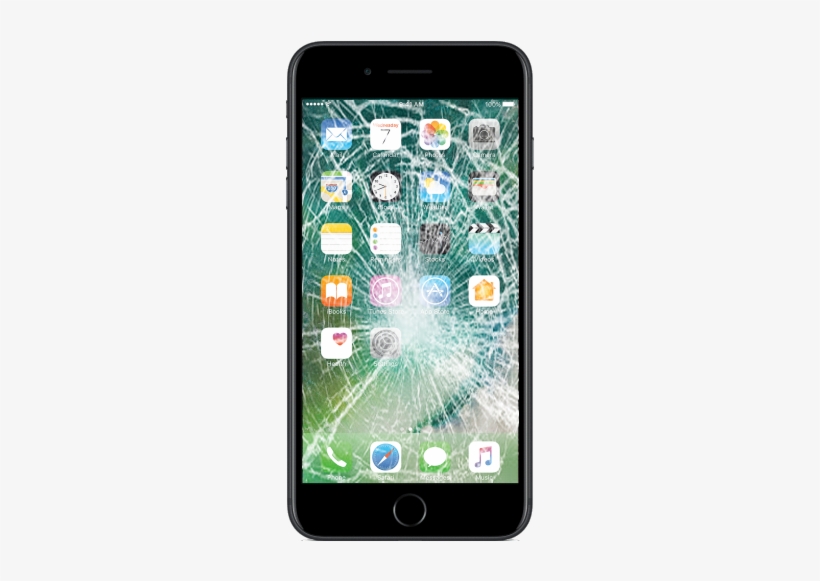 Průběh Opravy - - Iphone 7 Plus Broken Screen Png, transparent png #1250150