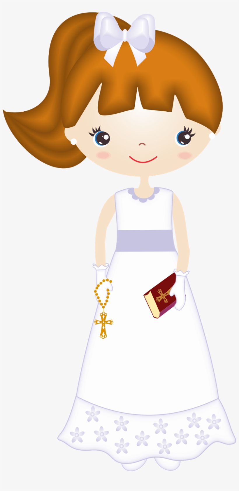 First Communion Invitation, Girl Invitation - My First Communion Clip Art, transparent png #1250635