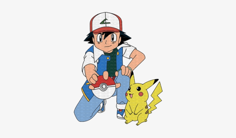 Pokemon Ash And Pikachu - Printable Pokemon Thank You Tags, transparent png #1251092