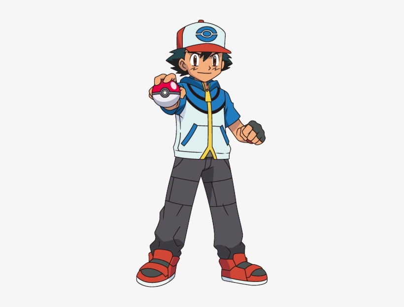 Vector Transparent Stock Ash Drawing Pokemon - Ash In Pokemon, transparent png #1251147