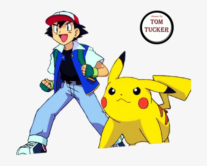 Pokemon Ash Pikachu Png, transparent png #1251200