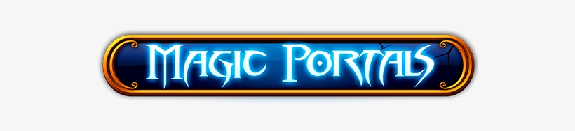 Game Logo Magic Portals - Neon Sign, transparent png #1251247