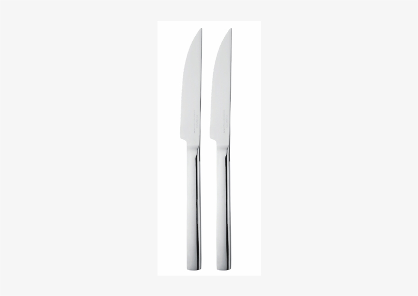 Stainless Steel Silverware, Steak Knives - Hunting Knife, transparent png #1251335
