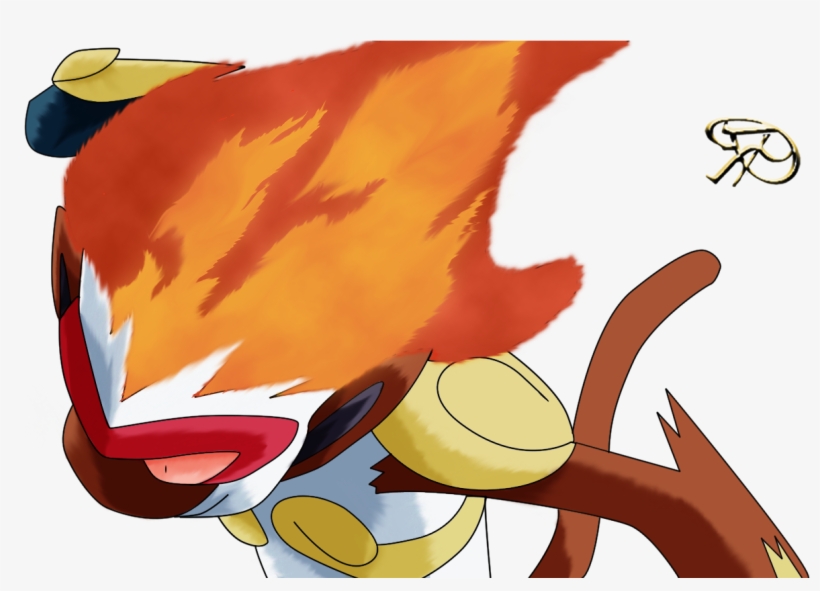Ash's Infernape By Brignan On Deviantart - Ash Infernape Fan Art, transparent png #1251461