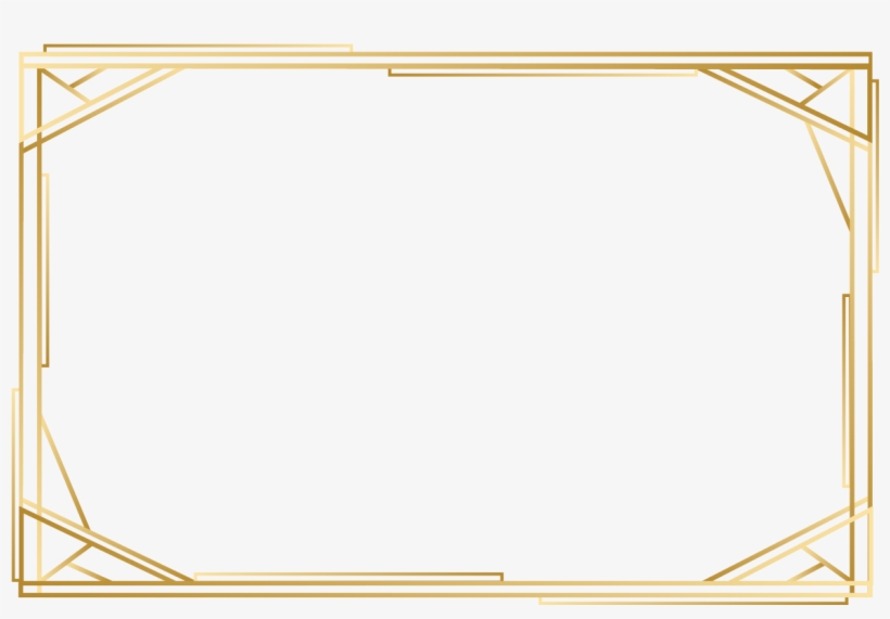 Download Gold Rectangle Png Frame - Round gold frame illustration ...