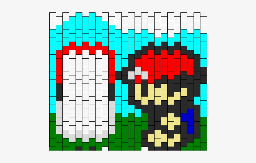 Pokemon Ash Ipod Touch Case Bead Pattern - Pokémon, transparent png #1251639