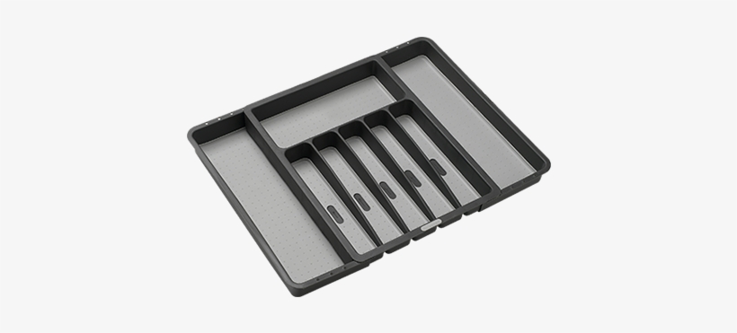 Classic Expandable Silverware Tray - Made Smart Expanding Cutlery Tray Granite, transparent png #1251749