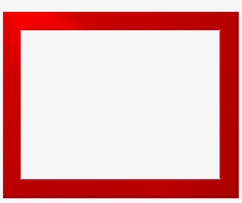 Red Border Frame Png Free Download - Red Square Frame Png, transparent png #1251812