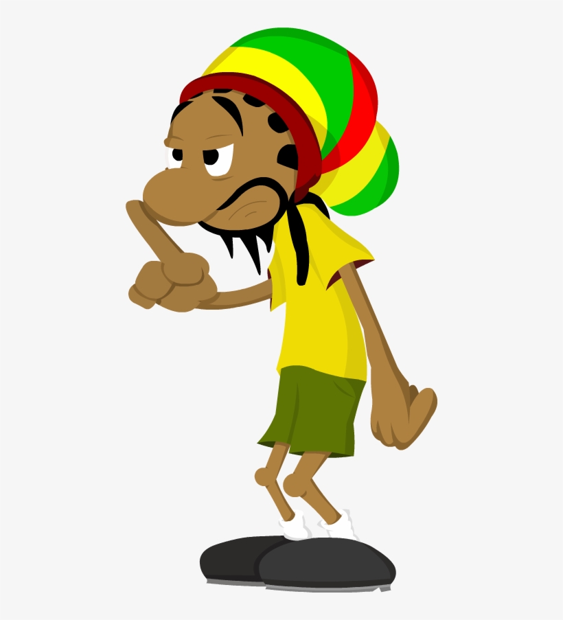 Rasta Man - Rasta Cartoon Png, transparent png #1252088