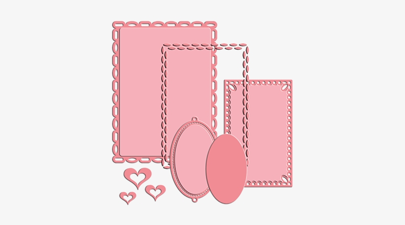 Scalloped Rectangle Die Set - Rectangle, transparent png #1252464