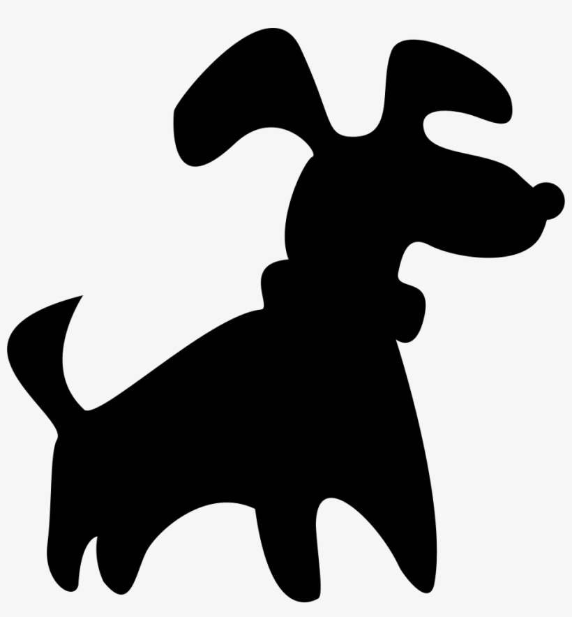 Black Small Dog Silhouette Comments - Small Dog Png Icon, transparent png #1252616