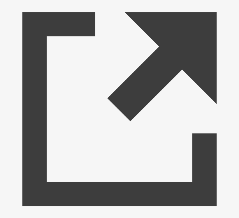 How To Open A Razor Link In A New Tab Quickie - External Icon Svg, transparent png #1253172