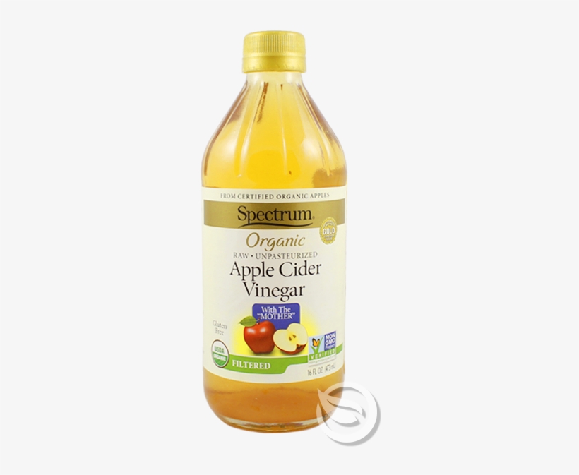 Spectrum, Vinagre De Sidra De Manzana Orgánica Filtrado, - Spectrum Naturals Organic Apple Cider Vinegar, Filtered, transparent png #1253332