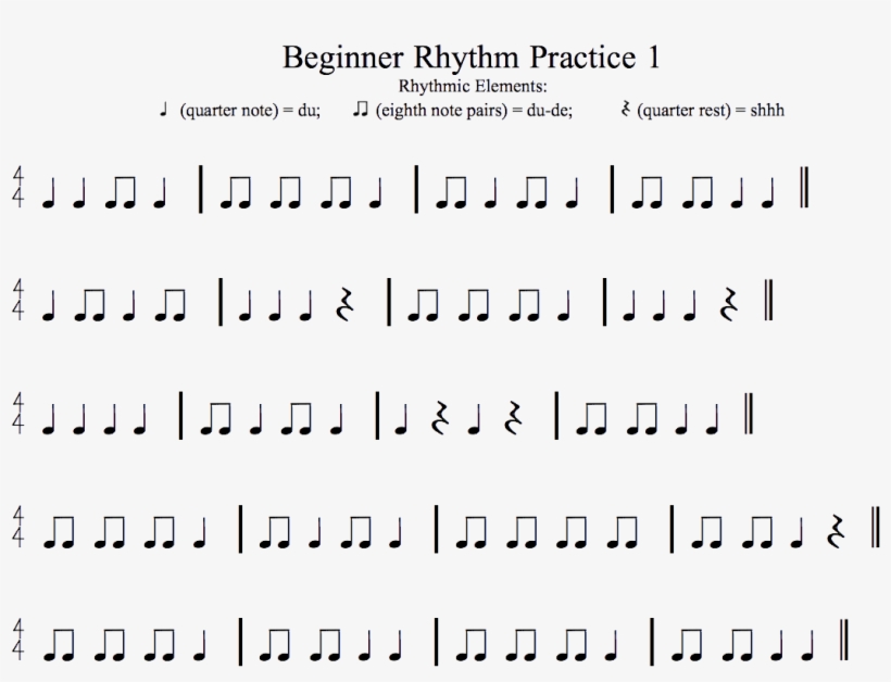 Remember To Keep A Steady Beat As You Go - Figuras Musicales, transparent png #1253444