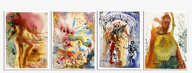 These Fifty Beguiling Watercolors By Salvador Dalí - Modern Art, transparent png #1253719