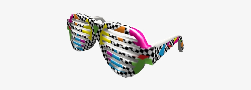 80s Checkerboard Shutter Shades - Shutter Shades, transparent png #1253930