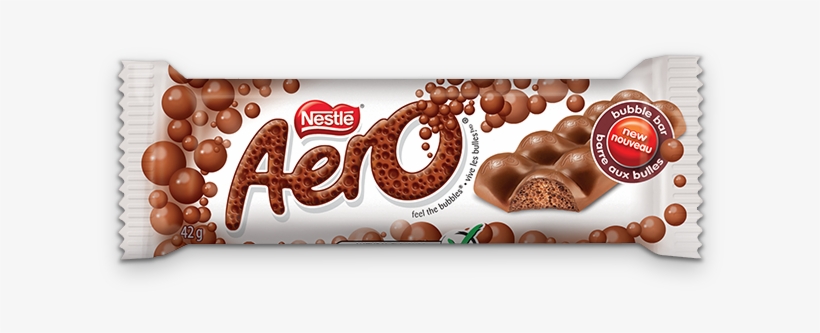 Aero Nestle Chocolate Snack Candy Bar - Aero Chocolate Bar Png, transparent png #1254460