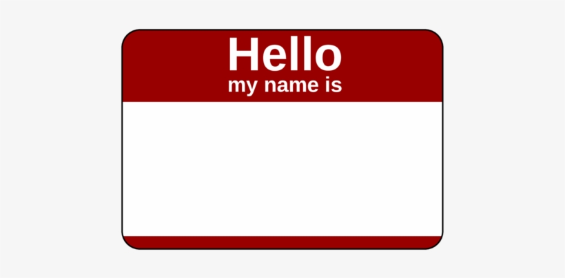 Name Tag Png - Avery Name Badge Labels - 25 Labels, transparent png #1254674