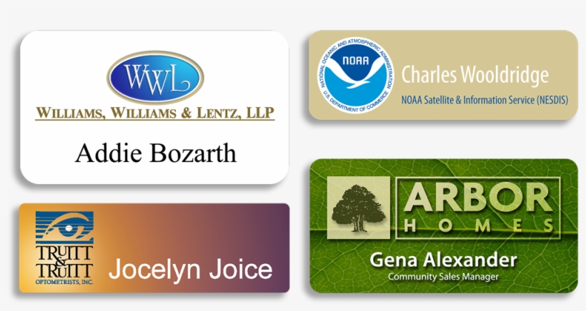 Sublimated Name Tags - Sublimated Metal Name Tag, transparent png #1255241