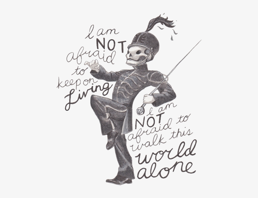 Transparent Tumblr Words - My Chemical Romance I Am Not Afraid, transparent png #1255392