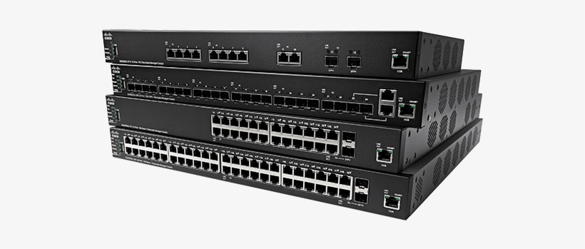 Cisco 350x Series Stackable Managed Switches - Cisco Sg350x-48p 48-port Gigabit Poe Stackable Switch, transparent png #1255976