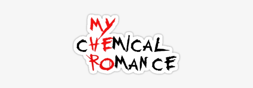 All Time Low, Vic Fuentes, And Bless The Fall Image - My Chemical Romance Logo Sticker, transparent png #1256052