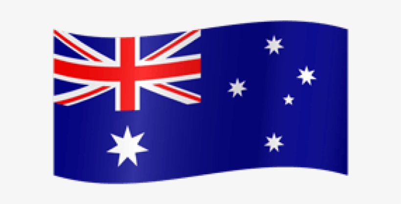 Australia Flag Clipart Waving - Flag Of Australia, transparent png #1256069