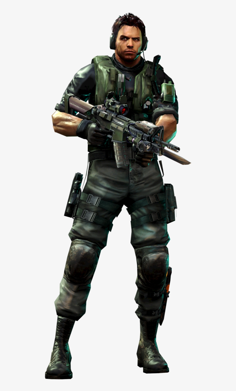 Which Resident Evil Protagonist Do You Like More, Chris - Chris Redfield Revelations Costume, transparent png #1256333