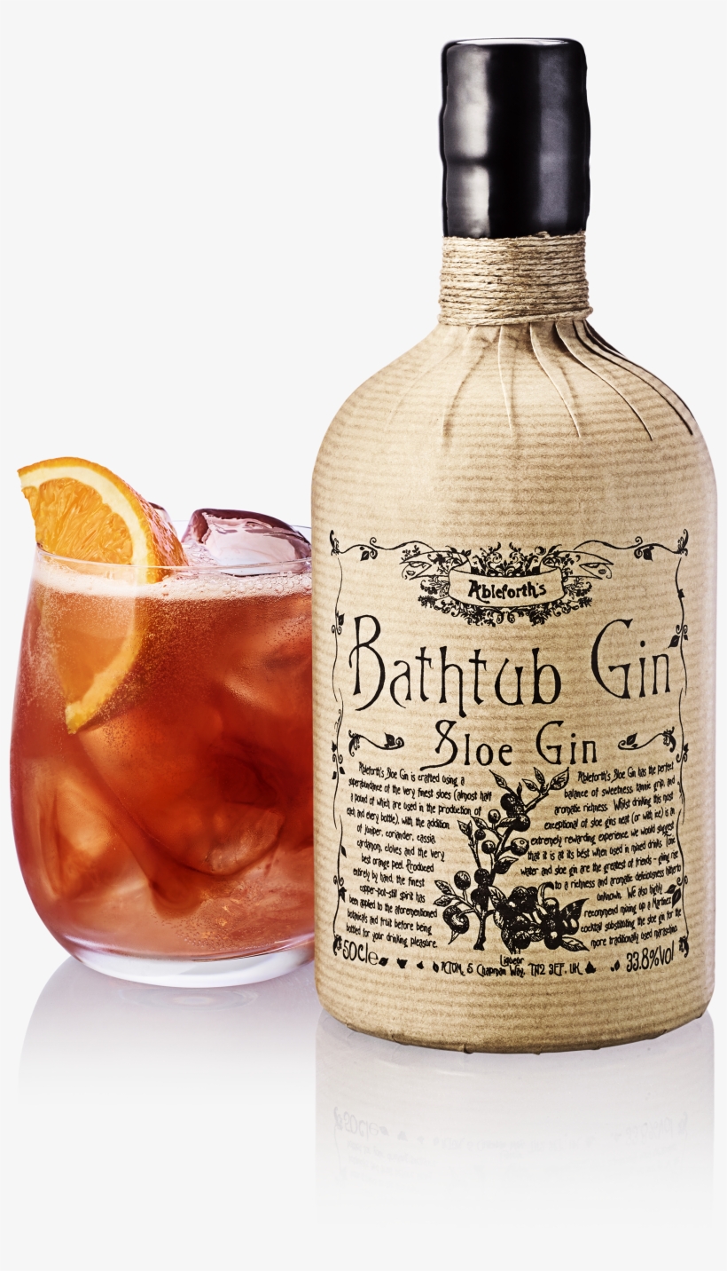 Bathtub Gin Sloe Gin & Sling - Bathtub Gin - Sloe Sloe Gin, transparent png #1256407