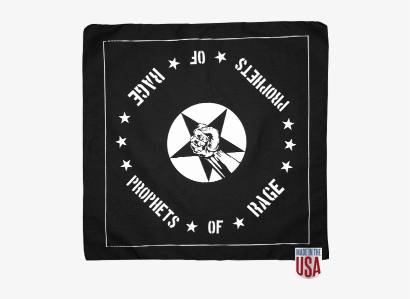 Star/fist Black Usa Made Bandana - Stoners Live And Stoners, transparent png #1256427