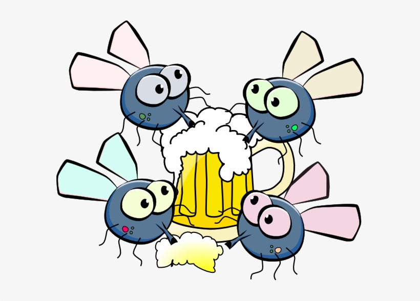 Flies Drinking Svg Clip Arts 600 X 508 Px, transparent png #1256539
