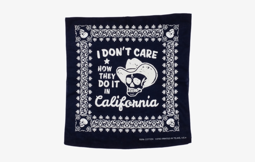 Don't Care Bandana - Kerchief, transparent png #1256579