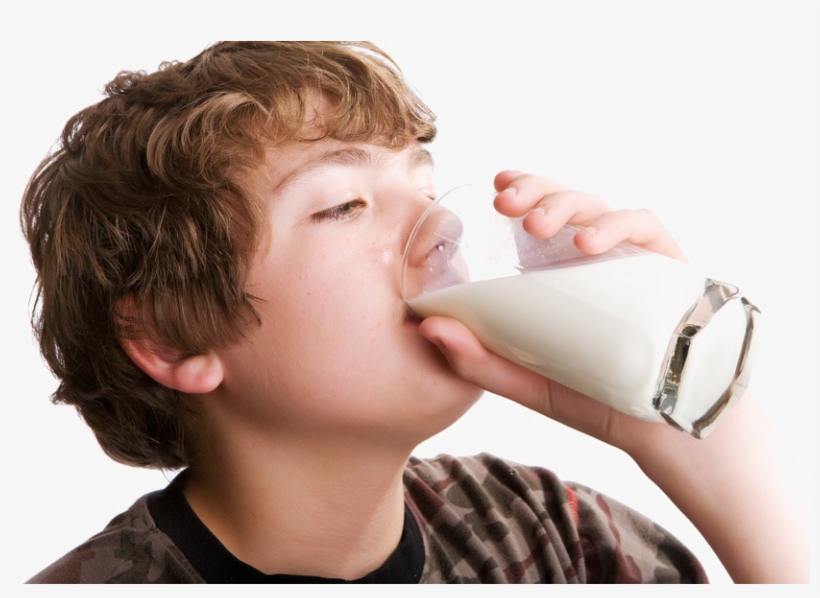 Drinking Milk Png Pic - Drink A Glass Of Milk, transparent png #1256623