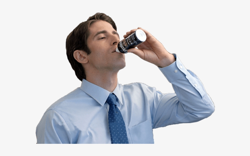 Man With Drink Png Svg Stock - Man Drinking 5 Hour Energy, transparent png #1256645