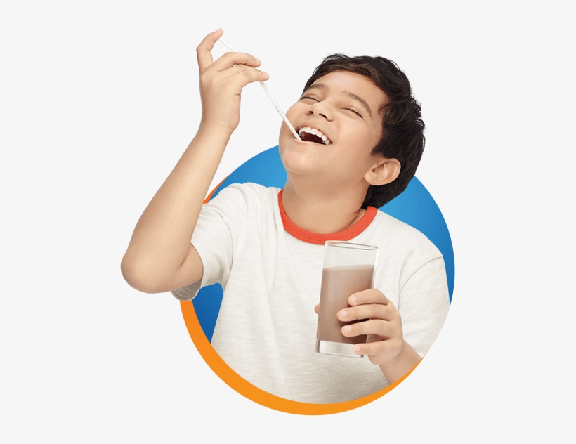 Calciyum, A Better Choice For Kids - Drinking Milk Png, transparent png #1256750