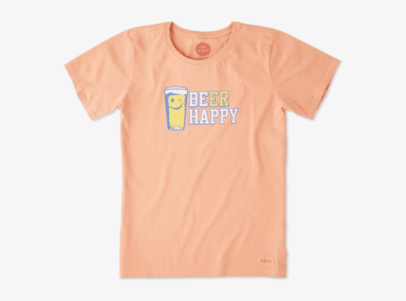 Women's Beer Happy Crusher - Active Shirt, transparent png #1256915