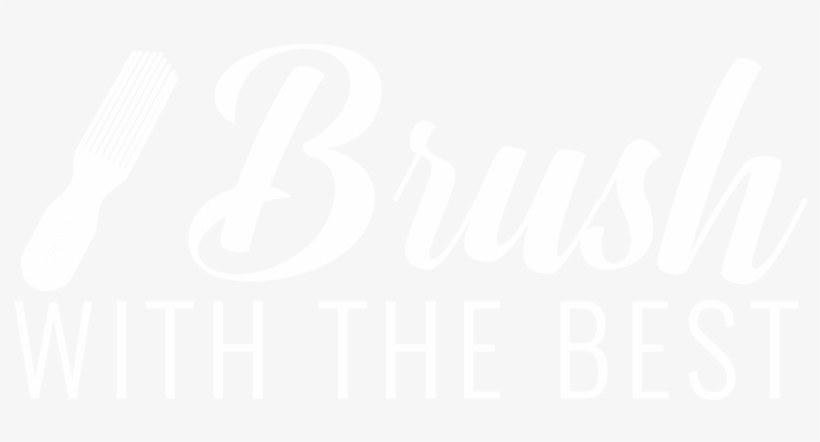 Brush Logo White1 - Logo, transparent png #1257007
